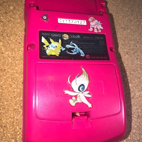 Nintendo Gameboy Color Berry Handheld Gaming Console - Picture 3 of 5